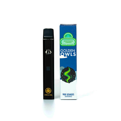 Golden Owls Northern Lights 3ml THCA Vape – 3000mg