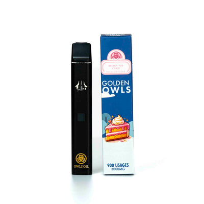 Golden Owls Wedding Cake 3ml THCA Vape – 3000mg