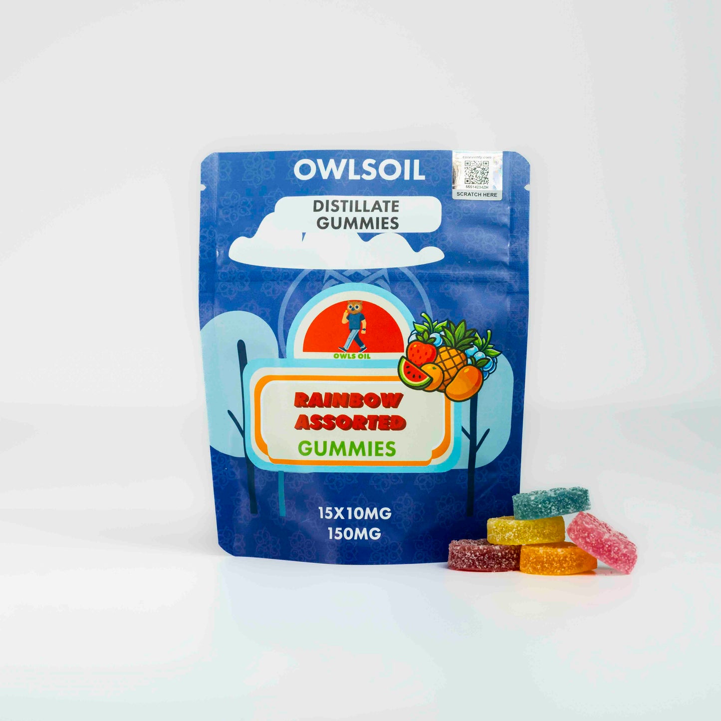 Golden Distillate Gummies – 150mg (15 × 10mg)