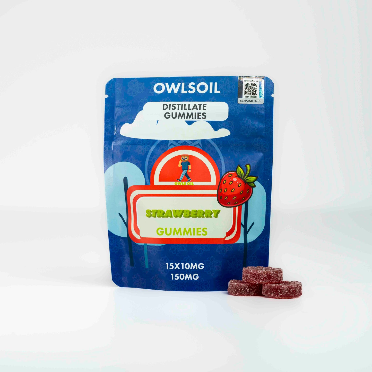 Golden Distillate Gummies – 150mg (15 × 10mg)