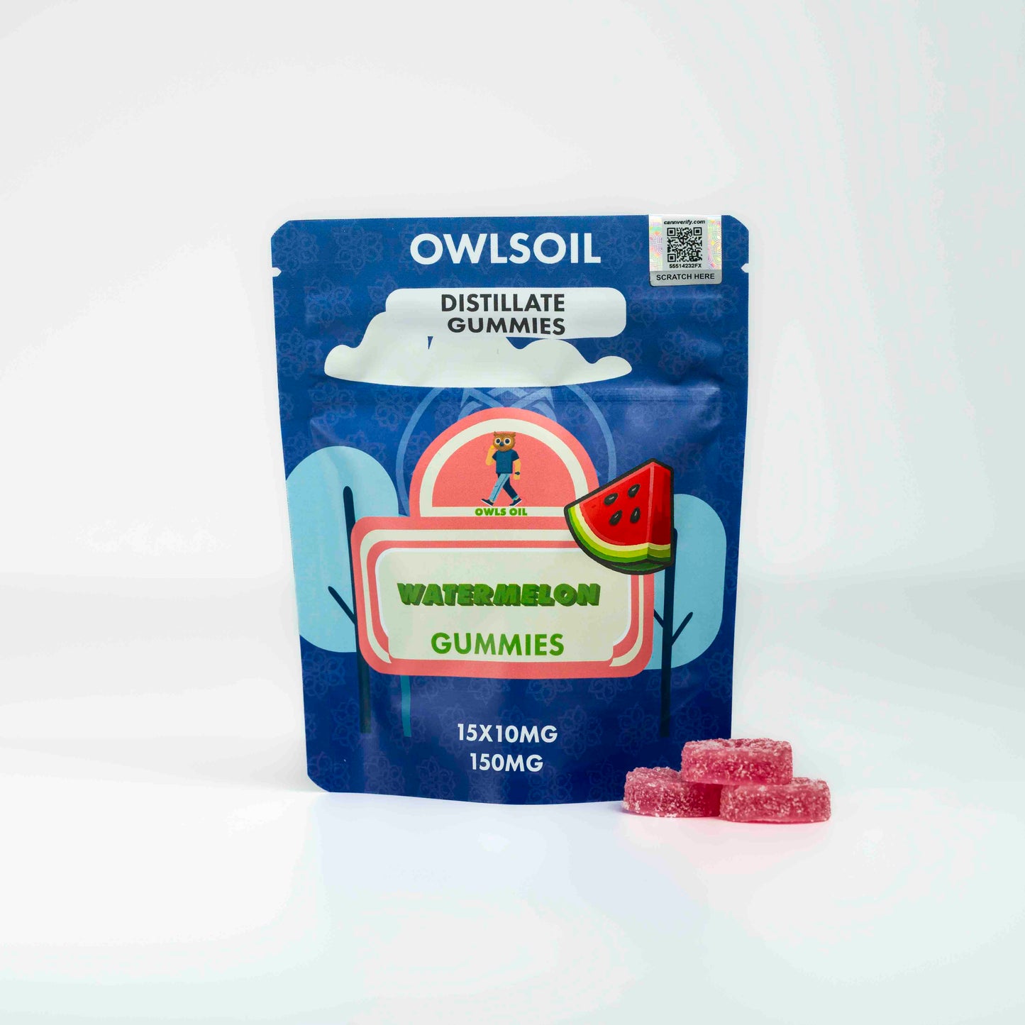 Golden Distillate Gummies – 150mg (15 × 10mg)