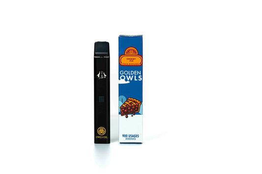 Golden Owls Cherry Pie 3ml THCA Vape – 3000mg
