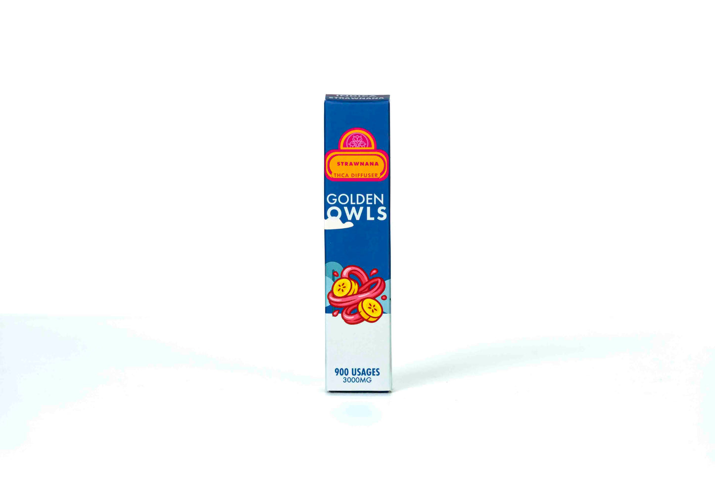Golden Owls Strawnana 3ml THCA Vape – 3000mg