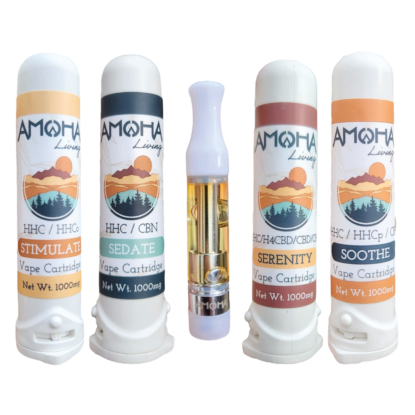 Amoha "Moods" Vape Carts (1000mg)