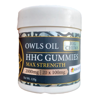 Owls Oil Handcrafted HHC Premium Gummies 2000mg