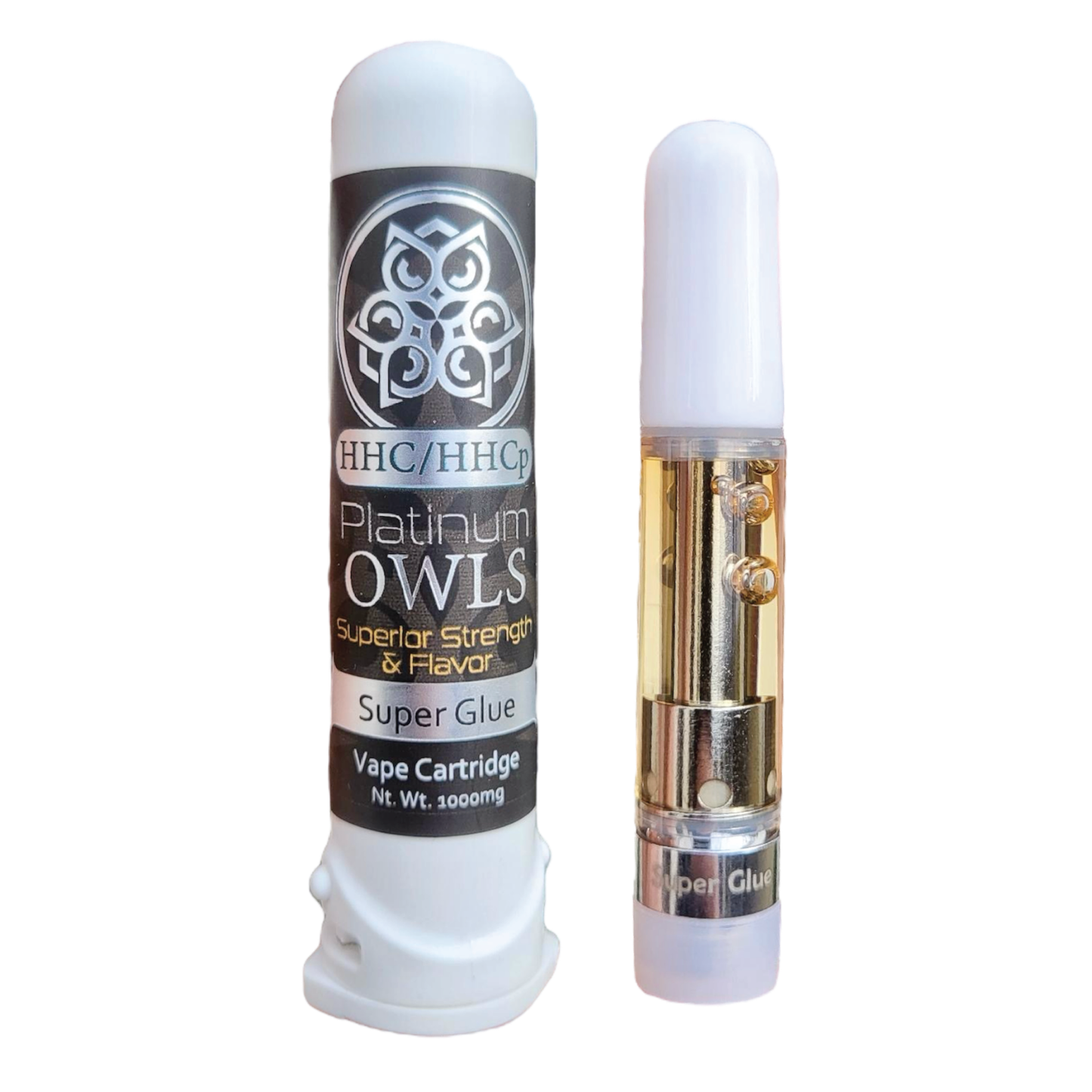 Owls Oil Platinum Owl HHC Premium Vape Cartridges