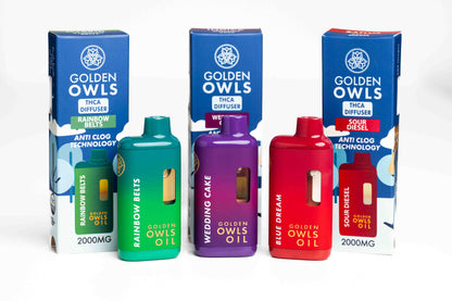 Golden Owls 2ml THCA Diffuser