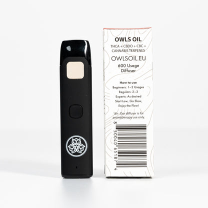 Platinum Owls THCA 2ml Vape – Blueberry Muffin